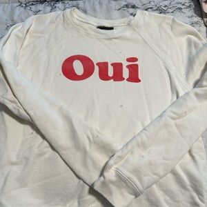 Cropped sweatshirt